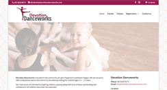Desktop Screenshot of devotiondanceworks.com